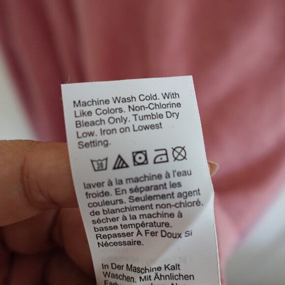 NWT J Crew Men's Cotton Crewneck Sweater in Garter Stitch Size L Pink Casual - Picture 5 of 10